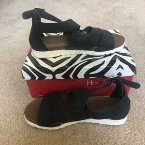 Black Strappy Sandal